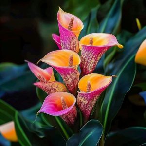 Калла Оникс купить по цене от 450р. в интернет-магазине «Посадика» с доставкой почтой в в Сясьстройе и по всей России – [изображение №1].