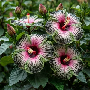 Гибискус Амбер Лайт купить по цене от 490р. в интернет-магазине «Посадика» с доставкой почтой в в Сясьстройе и по всей России – [изображение №1].