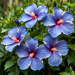 Гибискус садовый Блуминг Квин купить по цене от 259р. в интернет-магазине «Посадика» с доставкой почтой в в Сясьстройе и по всей России – [изображение №1].