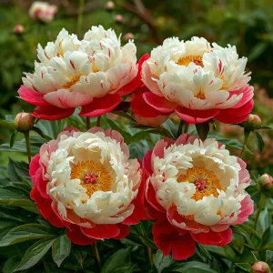 Пион Коралловый Каскад купить по цене от 490р. в интернет-магазине «Посадика» с доставкой почтой в в Сясьстройе и по всей России – [изображение №1].