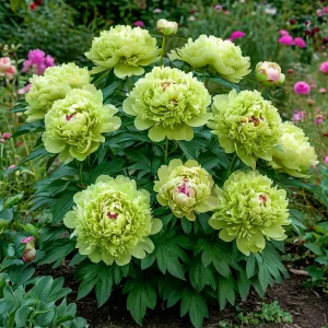 Пион Зеленые Бобы купить по цене от 610р. в интернет-магазине «Посадика» с доставкой почтой в в Сясьстройе и по всей России – [изображение №1].