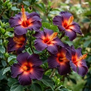 Гибискус Вивида Флэр купить по цене от 279р. в интернет-магазине «Посадика» с доставкой почтой в в Сясьстройе и по всей России – [изображение №1].