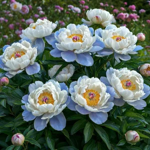 Пион Акварельный Этюд купить по цене от 806р. в интернет-магазине «Посадика» с доставкой почтой в в Сясьстройе и по всей России – [изображение №1].