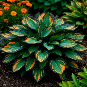 Хоста Бархатный Полог купить по цене от 560р. в интернет-магазине «Посадика» с доставкой почтой в в Сясьстройе и по всей России – [изображение №1].