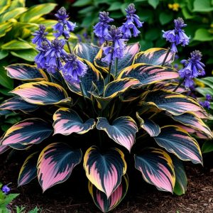 Хоста Пайн Эхо купить по цене от 699р. в интернет-магазине «Посадика» с доставкой почтой в в Сясьстройе и по всей России – [изображение №1].